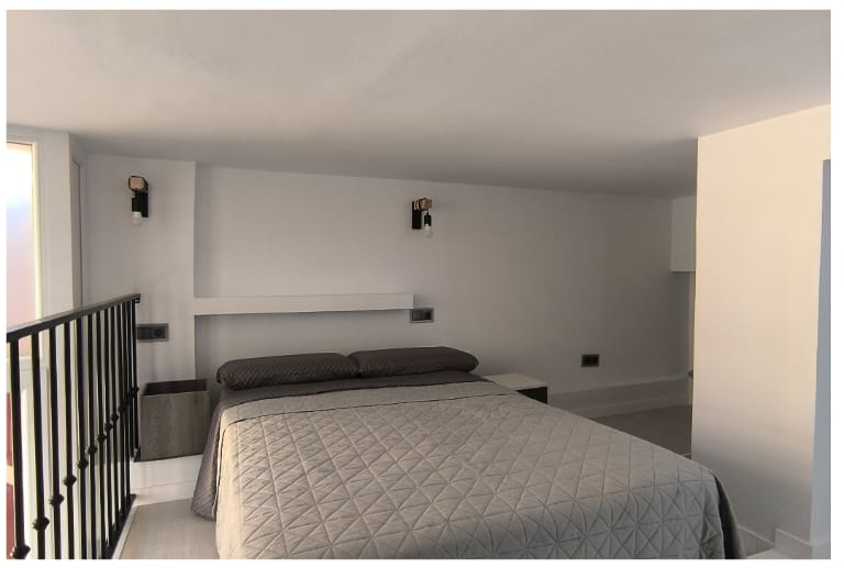 Triple - vista cama principal